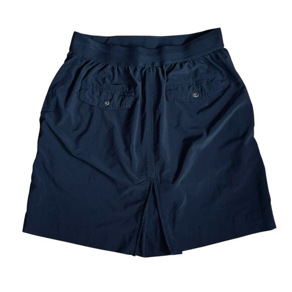 Athleta Women’s Sz 8 Black Vienna Cargo Skort Skirt Featherweight Stretch Pocket - Picture 8 of 12
